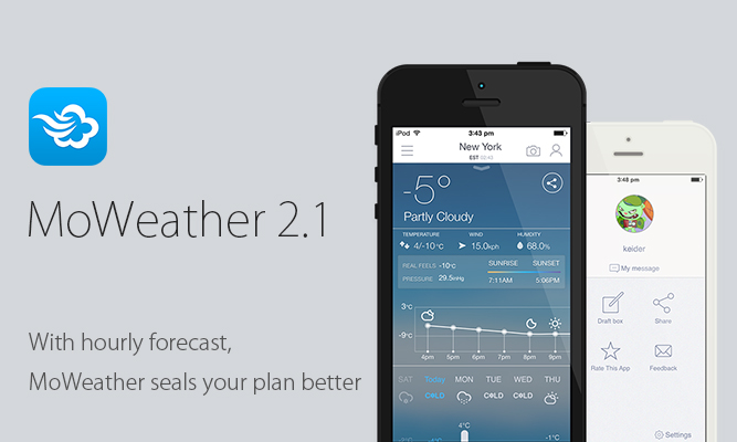 MoWeather iPhone 2.1 版正式發(fā)布！