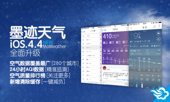 墨跡天氣 iPhone 4.4 版正式發(fā)布！