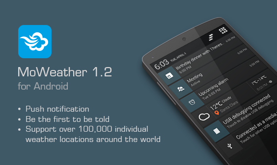 MoWeather 1.2 for Android 版正式發(fā)布?。?月14日）