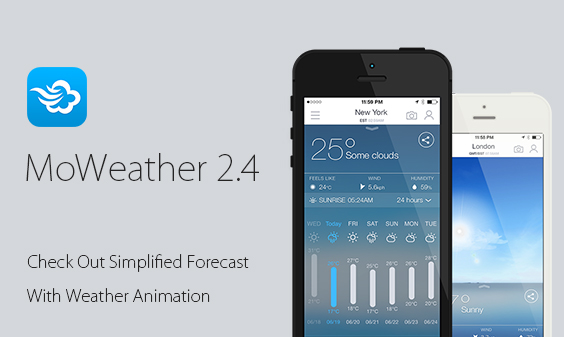 MoWeather 2.4 for iPhone版正式發(fā)布（8月14日）